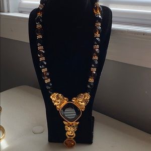 R.J. Graziano Panther Demi Parque Necklace